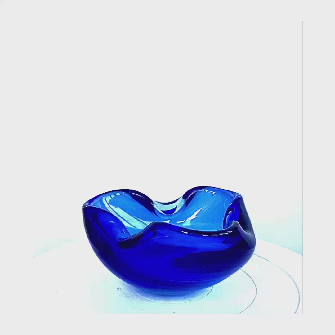 Curzon blue Murano glass bowl. – Curzon Blue