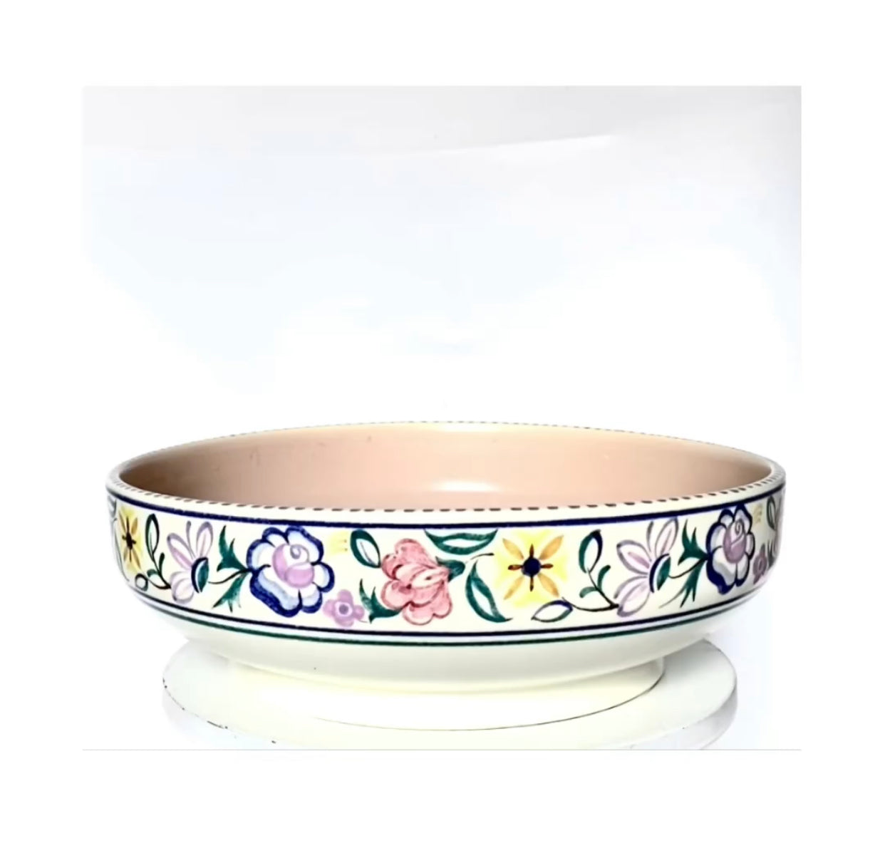 A Poole porcelain serving bowl .